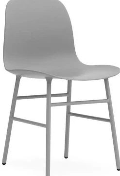 Chaise en acier et pp gris Form - Normann Copenhagen