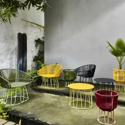 Chaise en acier noir Circo - Ames