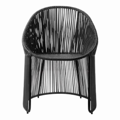 Chaise en acier noire Cartagenas - Ames
