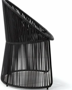 Chaise en acier noire Cartagenas - Ames