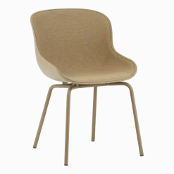 Chaise en acier peint et pp avec tissu sable Hyg - Normann Copenhagen