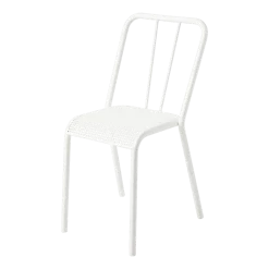Chaise en acier tressé blanc pur T37 - Tolix