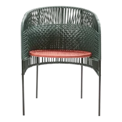 Chaise en acier vert Caribe Chic - Ames
