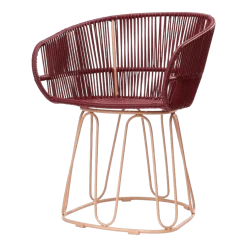 Chaise en acier violet Circo - Ames