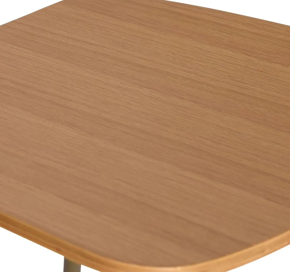 Chaise en bois de chêne et fer noir Hock - Hübsch