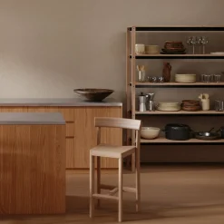 Chaise en bois de chêne naturel Galta 65 - Kann Design