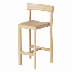 Chaise en bois de chêne naturel Galta 65 - Kann Design