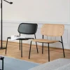 Chaise en bois de chêne noir Soft Edge 10 lounge - HAY
