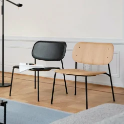 Chaise en bois de chêne noir Soft Edge 10 lounge - HAY