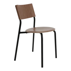 Chaise en bois de noyer noir graphite SSD - TIPTOE