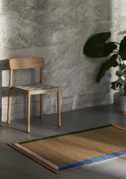 Chaise en bois naturel et sangles en lin naturel Betty TK1 - &tradition