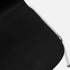 Chaise en bois noir et cadre argenté Touchwood - Hem