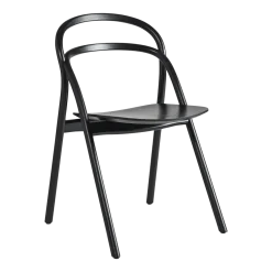 Chaise en bois noir Udon - Hem