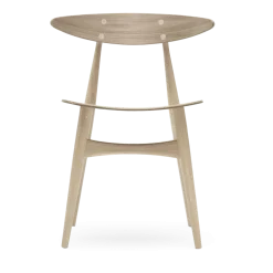 Chaise en chêne blanc huilé 74cm CH33T - Carl Hansen & Søn