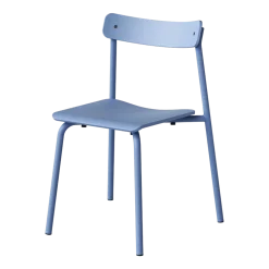 Chaise en chêne et cadre bleu roche Etude - TIPTOE