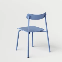 Chaise en chêne et cadre bleu roche Etude - TIPTOE