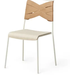 Chaise en chêne et cuir italien tanné Torso - Design house stockholm