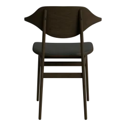 Chaise en chêne fumé avec rembourrage anthracite Buffalo - NORR11