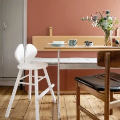 Chaise en chêne gris L Mouse - Nofred