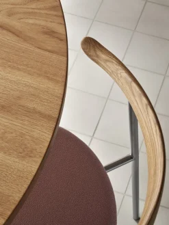 Chaise en chêne huilé et acier avec assise remix 307 76,5cm CH88P - Carl Hansen & Søn
