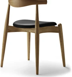 Chaise en chêne huilé et assise en cuir thor 301 72,5cm CH20 - Carl Hansen & Søn