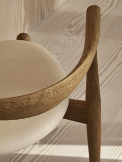 Chaise en chêne huilé et assise en cuir thor 307 72,5cm CH20 - Carl Hansen & Søn