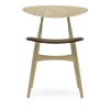 Chaise en chêne huilé et assise en cuir thor 306 74cm CH33P - Carl Hansen & Søn
