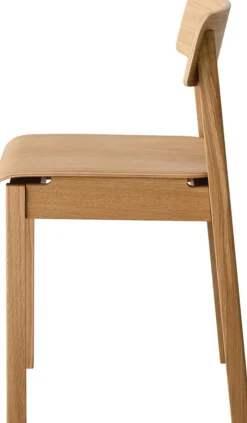 Chaise en chêne huilé 75x41x45cm Everyday - Moebe