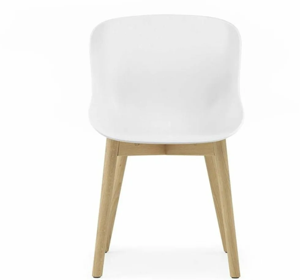 Chaise en chêne laqué et pp blanc Hyg - Normann Copenhagen