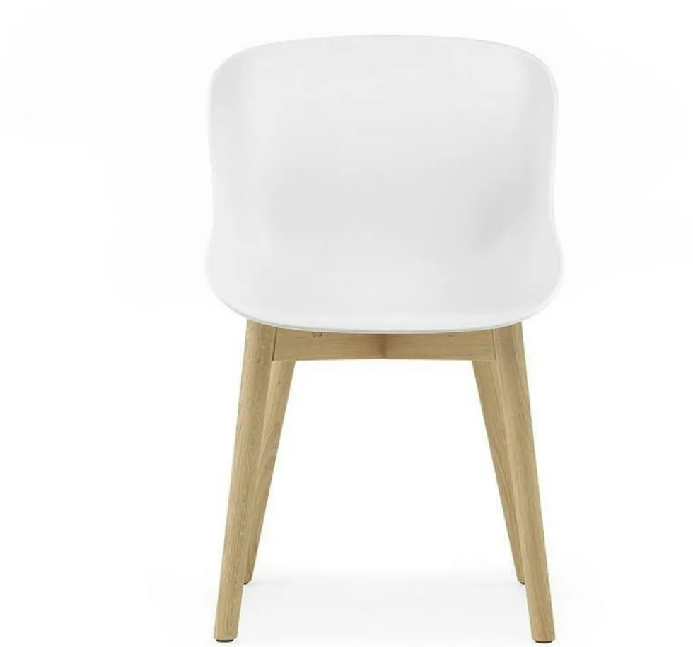 Chaise en chêne laqué et pp blanc Hyg - Normann Copenhagen