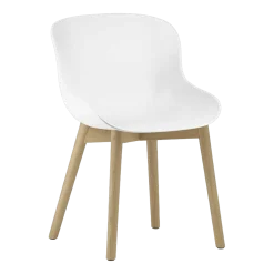 Chaise en chêne laqué et pp blanc Hyg - Normann Copenhagen