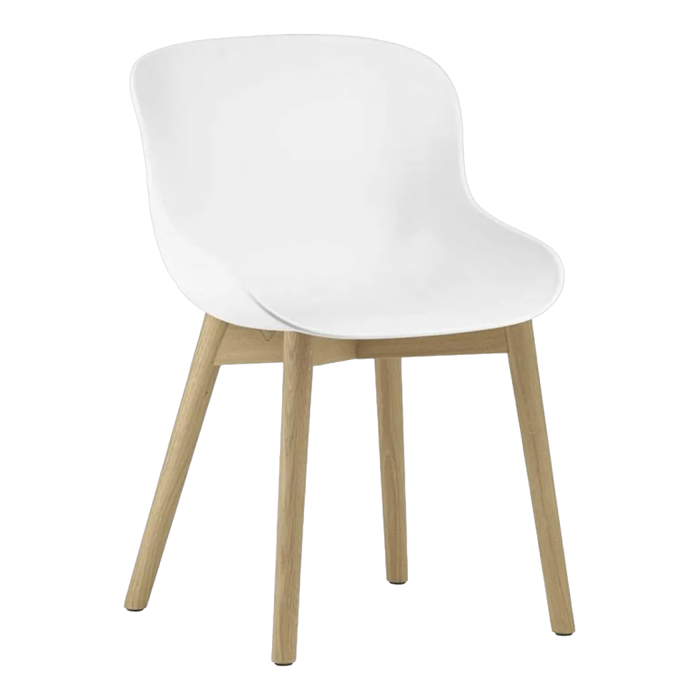 Chaise en chêne laqué et pp blanc Hyg - Normann Copenhagen