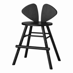 Chaise en chêne noir L Mouse - Nofred