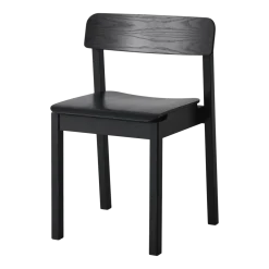 Chaise en chêne noir 75x41x45cm Everyday - Moebe