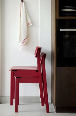 Chaise en chêne rouge 75x41x45cm Everyday - Moebe