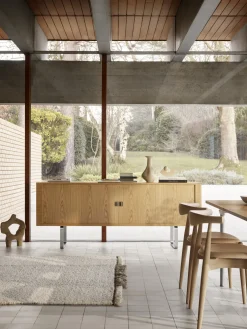 Chaise en chêne savonné et assise en cuir thor 301 72,5cm CH20 - Carl Hansen & Søn