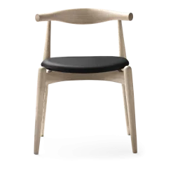 Chaise en chêne savonné et assise en cuir thor 301 72,5cm CH20 - Carl Hansen & Søn
