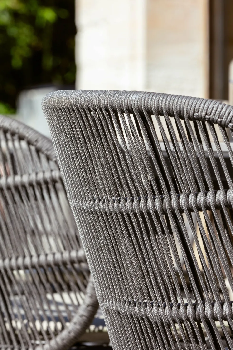 Chaise en corde gris foncé 58 x 81 cm Kodo - Vincent Sheppard
