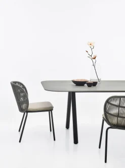 Chaise en corde gris foncé 58 x 81 cm Kodo - Vincent Sheppard