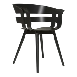 Chaise en frêne noir Wick - Design House Stockholm