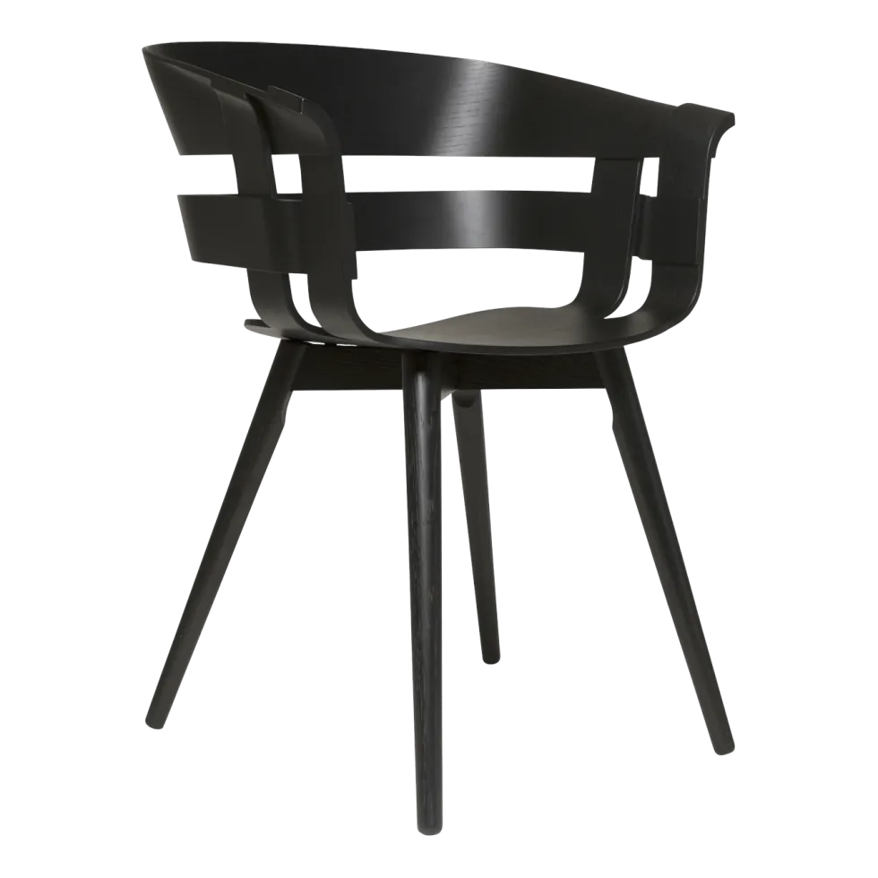 Chaise en frêne noir Wick - Design House Stockholm