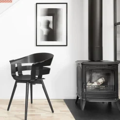 Chaise en frêne noir Wick - Design House Stockholm