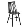 Chaise en frêne noir ZigZag - Hans K