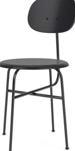 Chaise en frêne teinté noir 80cm Afteroon - Audo