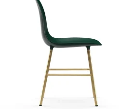 Chaise en laiton et pp vert Form - Normann Copenhagen
