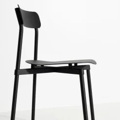Chaise en métal corail Fromme - Petite Friture