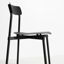 Chaise en métal noir Fromme - Petite Friture
