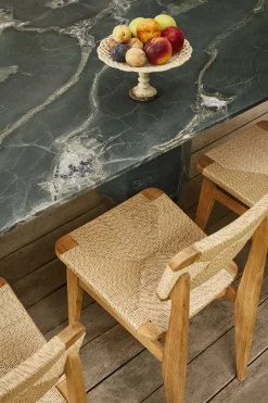 Chaise en papier tissé et bois de chêne naturel C-Chair - Gubi