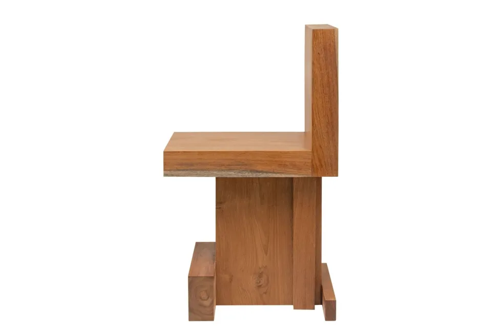 Chaise en teck 30x47x80cm Kaku - Versmissen