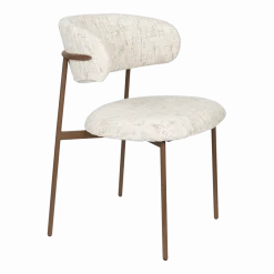 Chaise en tissu blanc Finn - The Cool Republic